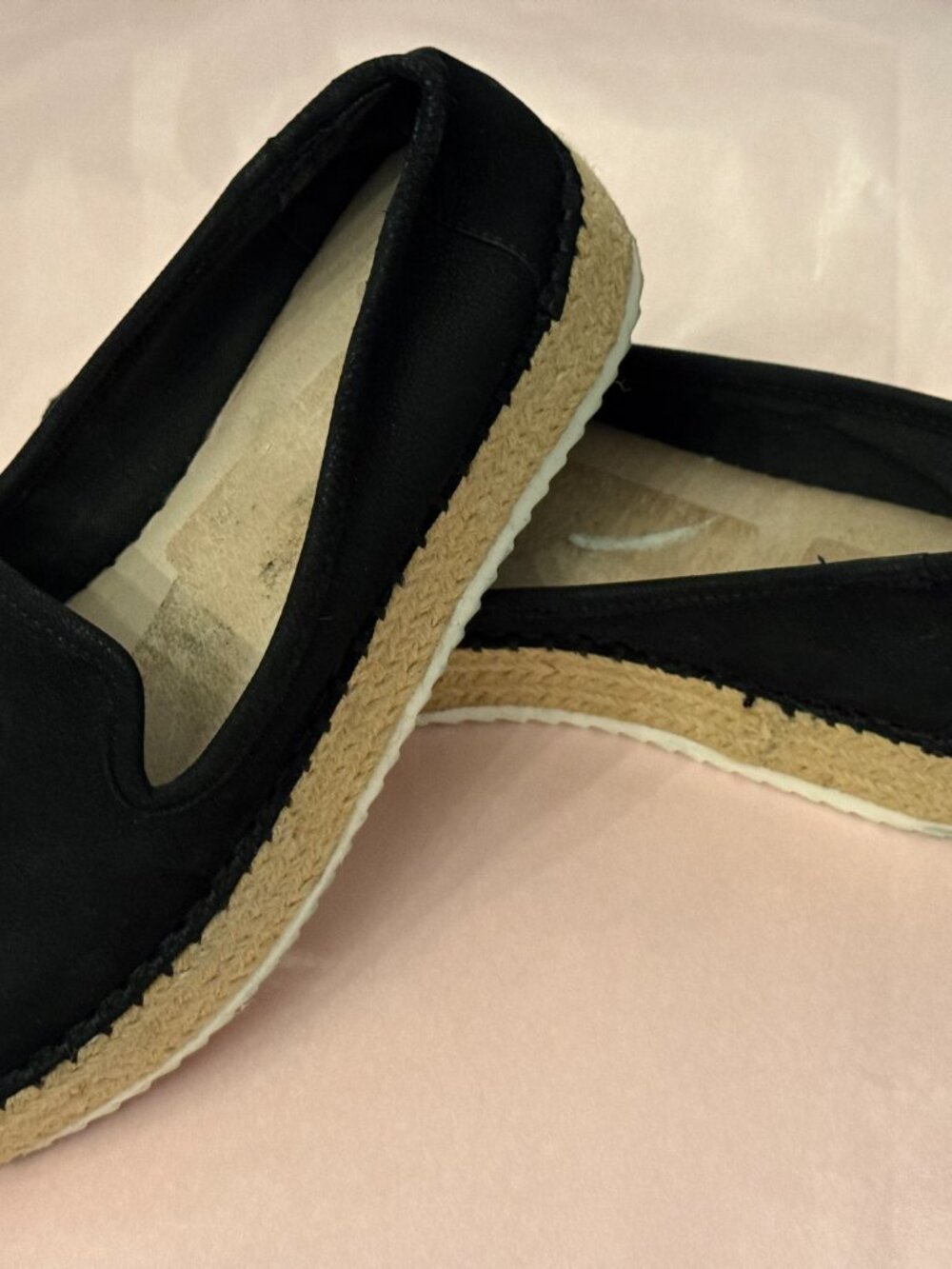 Women's Gianni Bini Suede Espadrille Platform Shoes (7.5)